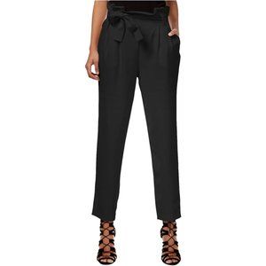 Rachel Roy Black Pleated Pants Women Size 10